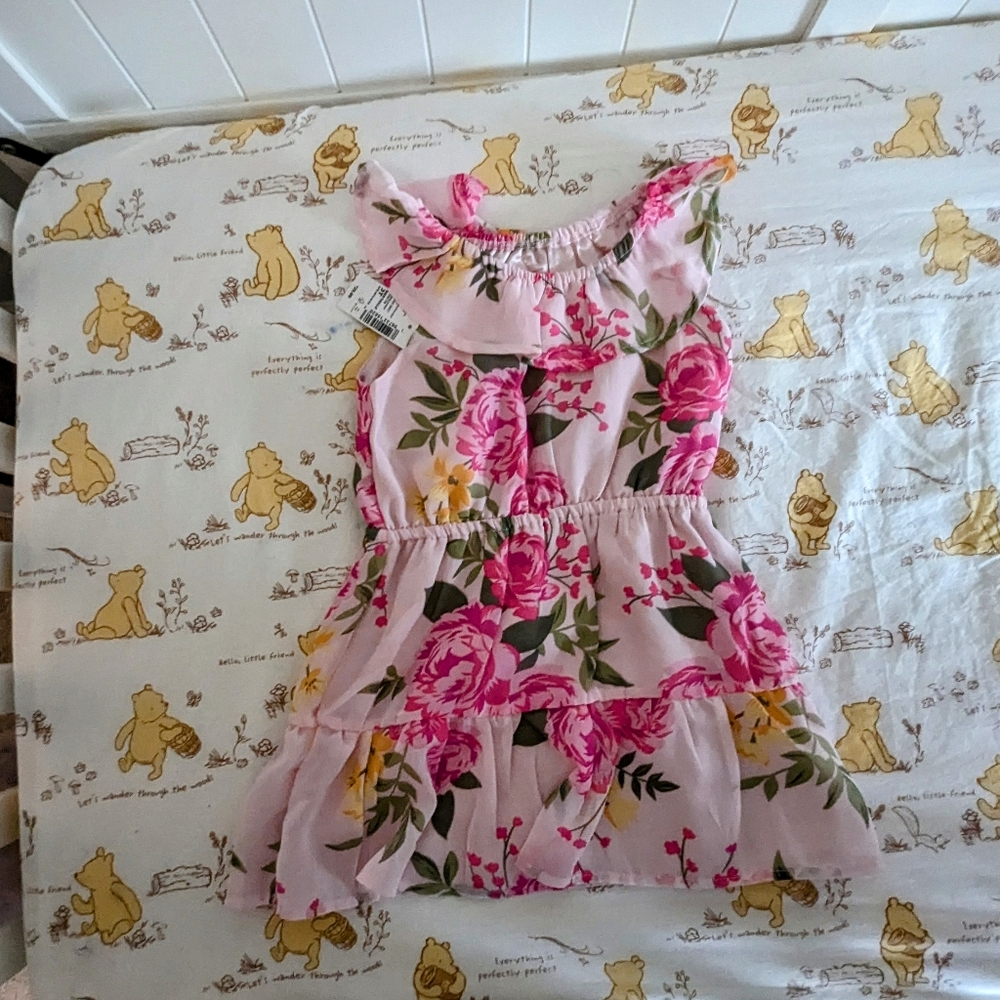 Beautiful floral tiered dress